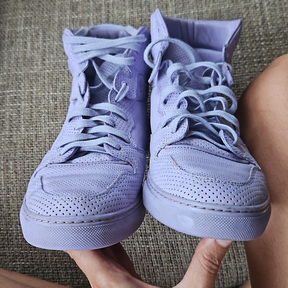 Balenciaga sz 41IT / US 11 women's purple leather high tops authenticated - Picture 7 of 12